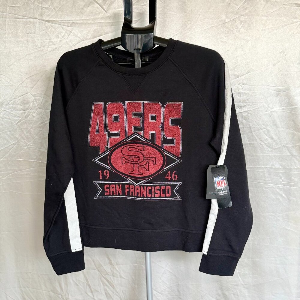 Junk Food Clothing | Women’s NFL San Francisco 49ers Overtime Sweatshirt | S - L